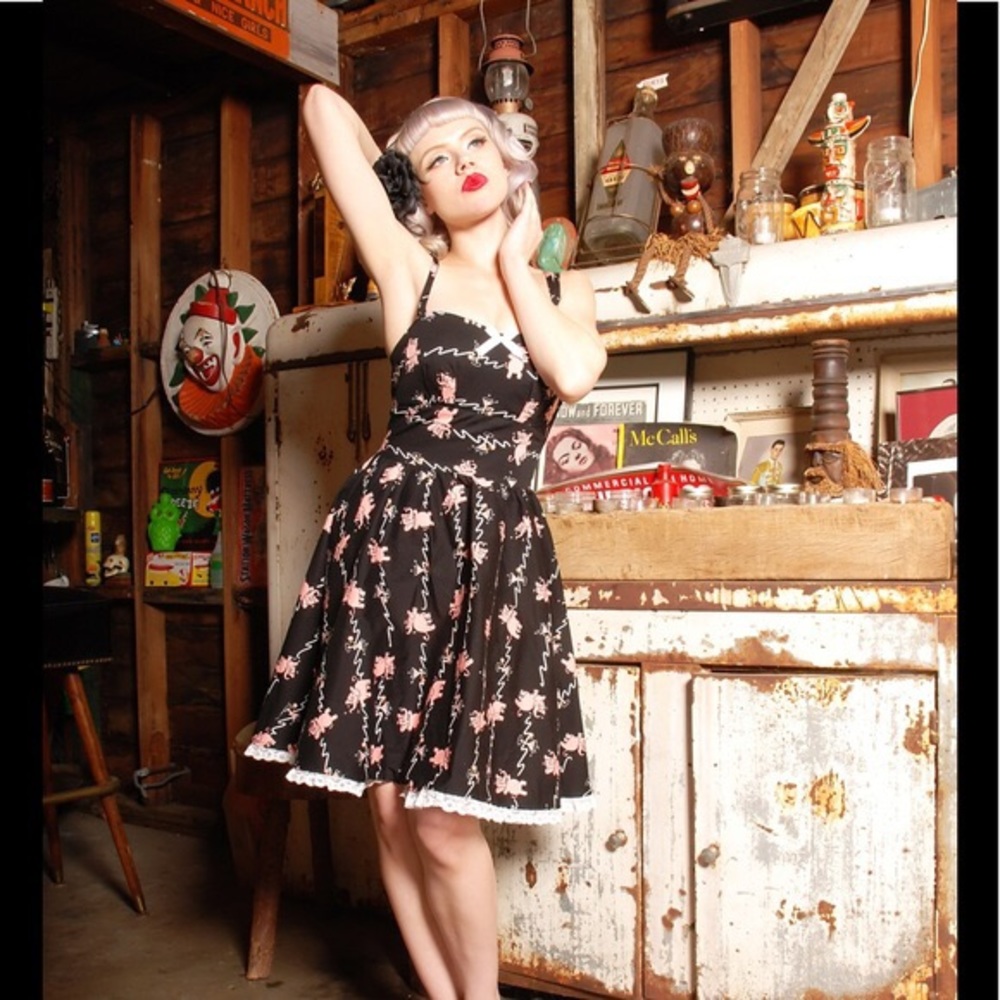 ***Sold***Lily dress by Dixiefried tipsy elephants